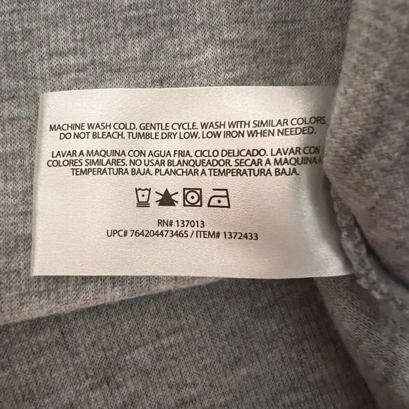 Orvis,XL, ribbed heather gray maple leaf accents 1/4 zip knit Sweater￼￼ - Picture 8 of 10